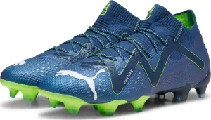Бутси жіночі Puma FUTURE ULTIMATE FG/AG темно-синьо-салатові 107356-03