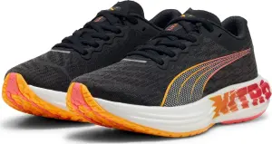 Кросівки бігові жіночі Puma DEVIATE NITRO 2 чорно-оранжево-червоні 309698-01