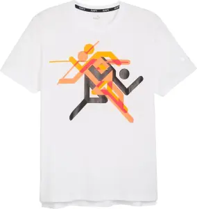 Футболка Puma RUN FASTER ICONS біла 525000-02