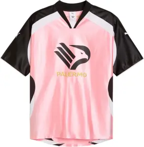 Футболка Puma X FC PALERMO (Палермо) світло-рожево-чорна 629541-60