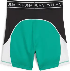 Шорти-тайтси жіночі Puma FIT TRAIN STRONG 5" зелено-чорно-білі 525042-86