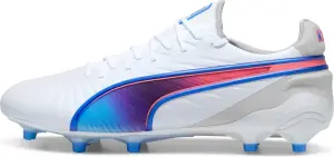Бутси Puma KING ULTIMATE FG/AG біло-синьо-коралові 107809-02