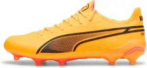 Бутси Puma KING ULTIMATE FG/AG оранжево-рожево-чорні 107563-08