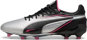 Бутси Puma KING ULTIMATE FG/AG срібно-чорно-рожеві 108303-03