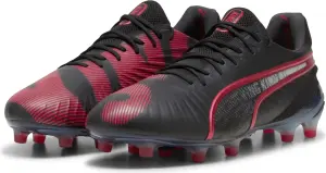 Бутси Puma KING ULTIMATE LAUNCH EDITION FG/AG чорно-червоні 108067-01