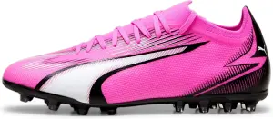 Бутси Puma ULTRA MATCH MG рожево-чорно-білі 107756-01