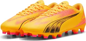 Бутси Puma ULTRA PLAY FG/AG оранжево-рожево-чорні 107763-03