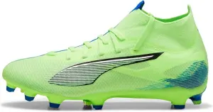 Бути жіночі Puma ULTRA 5 MATCH+ FG/AG салатово-сині 107692-03