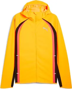 Вітровка для бігу Puma RUN ULTRAWEAVE LIGHTWEIGHT оранжево-коралово-чорна 525799-38