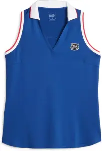 Майка жіноча Puma HOOPS X GOLF RACERBACK POLO синьо-біло-червона 622902-01