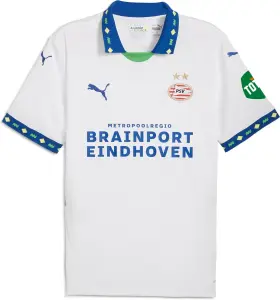 Футболка Puma PSV REPLICA (ПСВ) резервна біло-синьо-зелена 775164-03