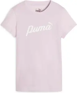 Футболка жіноча Puma ESSENTIALS+ SCRIPT бузкова 679315-60