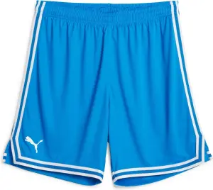 Шорти баскетбольні Puma HOOPS TEAM GAME блакитно-білі 676629-07
