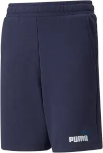 Шорти підліткові Puma ESSENTIALS+ TWO-TONE темно-синьо-сині 586989-14