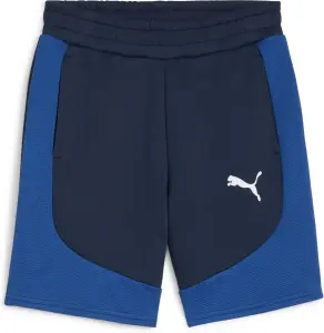 Шорти підліткові Puma EVOSTRIPE 8" темно-синьо-сині 679197-14