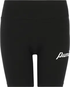 Шорти-тайтси жіночі Puma ESSENTIALS+ 7" SCRIPT чорні 679678-01