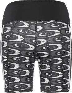 Шорты-тайтсы женские Puma RETRO GLAM черно-серо-белые 523893-01