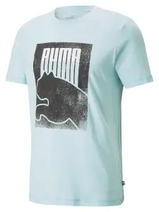 Футболка спортивна Puma блакитно-чорна 847021-01
