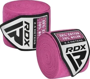 Бинти боксерські дитячі RDX HAND WRAPS рожеві (2.5 м) HWJ-RP