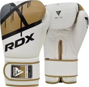 Рукавички боксерські RDX BOXING GLOVES BGR-F7 біло-золоті BGR-F7GL