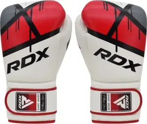 Рукавички боксерські RDX BOXING GLOVES BGR-F7 біло-червоні BGR-F7R