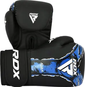 Рукавички боксерські RDX BOXING GLOVES NEW AURA F17 чорно-сині BGR-F17BU