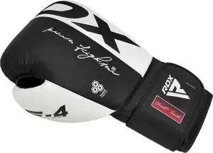 Рукавички боксерські RDX BOXING GLOVES REX F4 біло-чорні BGR-F4B