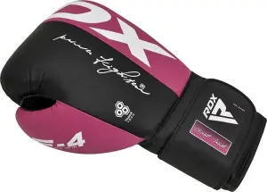 Рукавички боксерські RDX BOXING GLOVES REX F4 рожево-чорні BGR-F4P