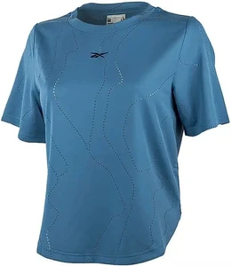 Жіноча футболка Reebok TS UBF PERFORATED TEE синя GS6368