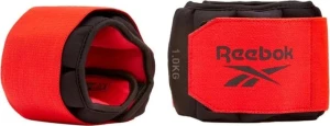 Утяжелители для лодыжки Reebok FLEXLOCK ANKLE WEIGHTS черно-красные (2 х 1,0 кг) RAWT-11271