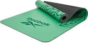 Коврик для йоги Reebok NATURAL RUBBER YOGA MAT зелено-темно-зеленый RAYG-11085GN