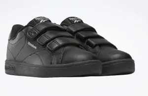 Кроссовки детские Reebok COURT CLEAN HOOK & LOOP черно-серые 100233076
