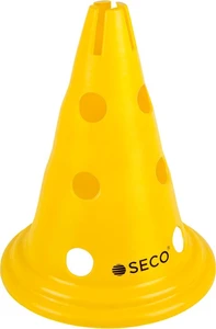 Тренировочный конус с отверстиями SECO 30 см желтый 18011104