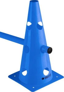 Тренувальний конус з отворами SECO 32 см синій 18011205