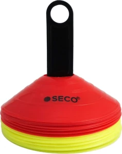 Набір тренувальних фішок Seco з підставкою (20 штук) 2 кольори різнокольорові 18130-000