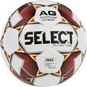 Футбольний м'яч Select FLASH TURF біло-червоний 057502-012 Розмір 5