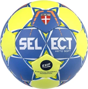 Мяч гандбольный SELECT HB KETO SOFT желто-синий 384084-015 Размер 1