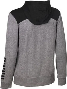 Толстовка Select Oxford zip hoodie серо-черная 625800-880