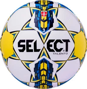 Футбольний м'яч Select Talento (smpl) біло-синьо-жовтий Розмір 3 077582-smpl