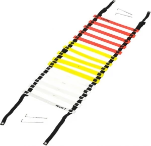 Дорожка для тренировки координации Select Agility ladder, outdoors оранжево-желто-белая 6,5 м 749630-472