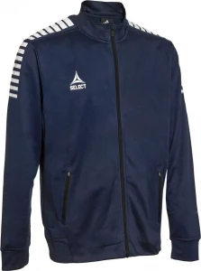 Олимпийка (мастерка) Select Monaco zip jacket темно-сине-белая 620100-550