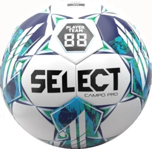 Футбольний м'яч Select Campo Pro v23 біло-зелений 387456-931 Розмір 4