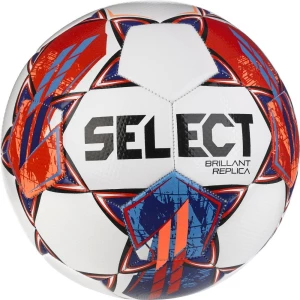 Футбольний м'яч Select Brillant Replica v23 біло-червоний 099386-257 Розмір 3