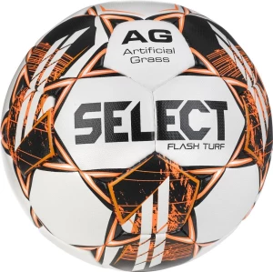 Футбольний м'яч Select Flash Turf FIFA Basic v23 біло-жовтогарячий 057407-376 Розмір 5