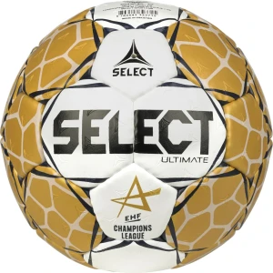 Гандбольный мяч Select Ultimate EHF Champions League v23 бело-золотой Размер 2 161185-715