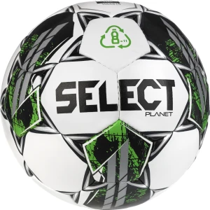 Футбольный мяч Select PLANET V23 бело-зеленый Размер 4 038556-004