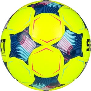 Футбольний м'яч Select BRILLANT SUPER TB V25 (FIFA QUALITY PRO) жовто-синьо-рожевий Розмір 5 361500-552