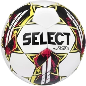 Футзальний м'яч Select TALENTO 9 V22 біло-жовто-рожевий Розмір 49.5-51.5 см 106046-005