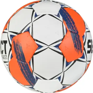 Гандбольний м'яч Select ULTIMATE REPLICA EHF EUROPEAN LEAGUE V25 біло-темно-помаранчево-темно-синій Розмір 2 357185-951