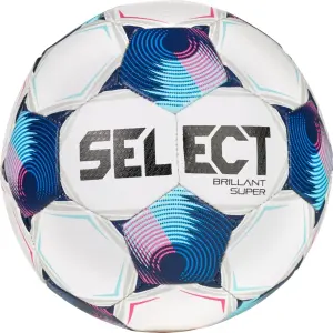Сувенірний футбольний м'яч Select BRILLANT SUPER MINI V25 біло-синьо-рожевий 47 см 261477-002